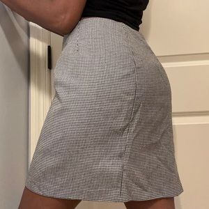 Women’s Checker Patterned Skirt